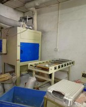 九枪头自动喷砂机