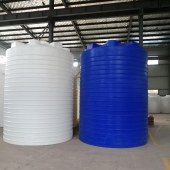 大型平底塑料水箱批发 辰煜20吨电镀废水储存罐 水处理药剂PE水塔 - 2