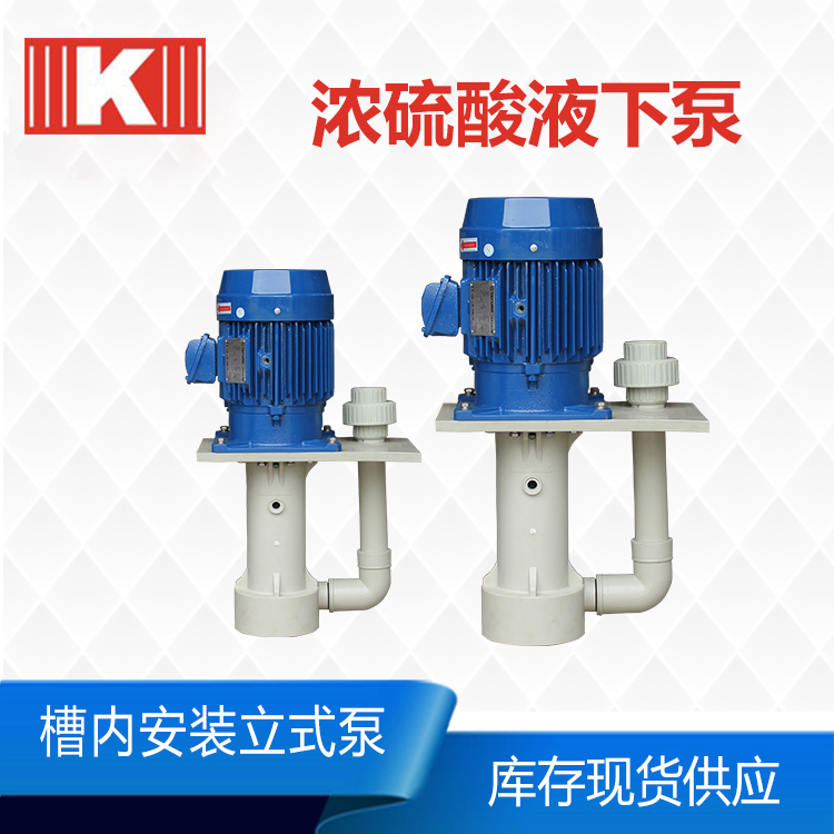 KP型防腐直立式排污泵-立式塑料耐酸碱泵 防腐单级离心泵槽内立式泵-国宝水泵 - 2