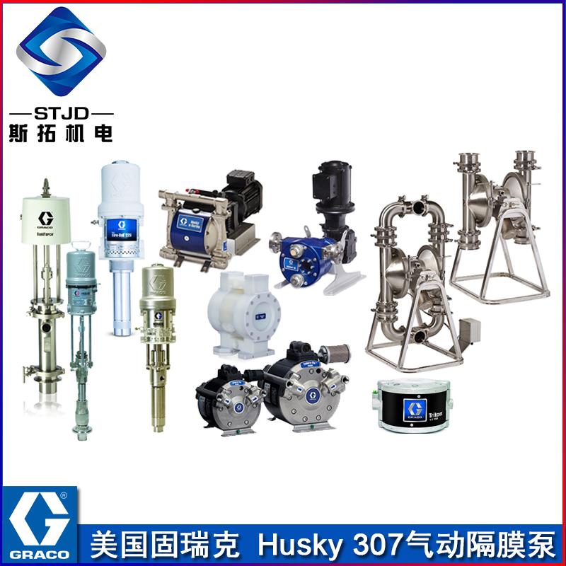 固瑞克husky307 隔膜泵 PP耐酸碱泵
