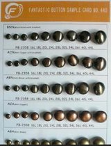 高档ABS塑料电镀纽扣