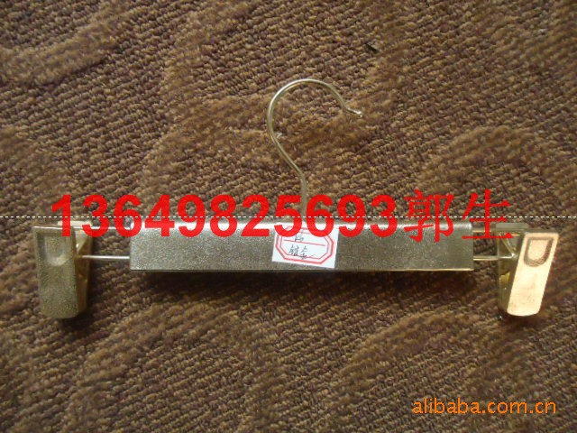 供应SS-K6电镀金裤架/ 高档品牌塑料电镀裤架 - 3