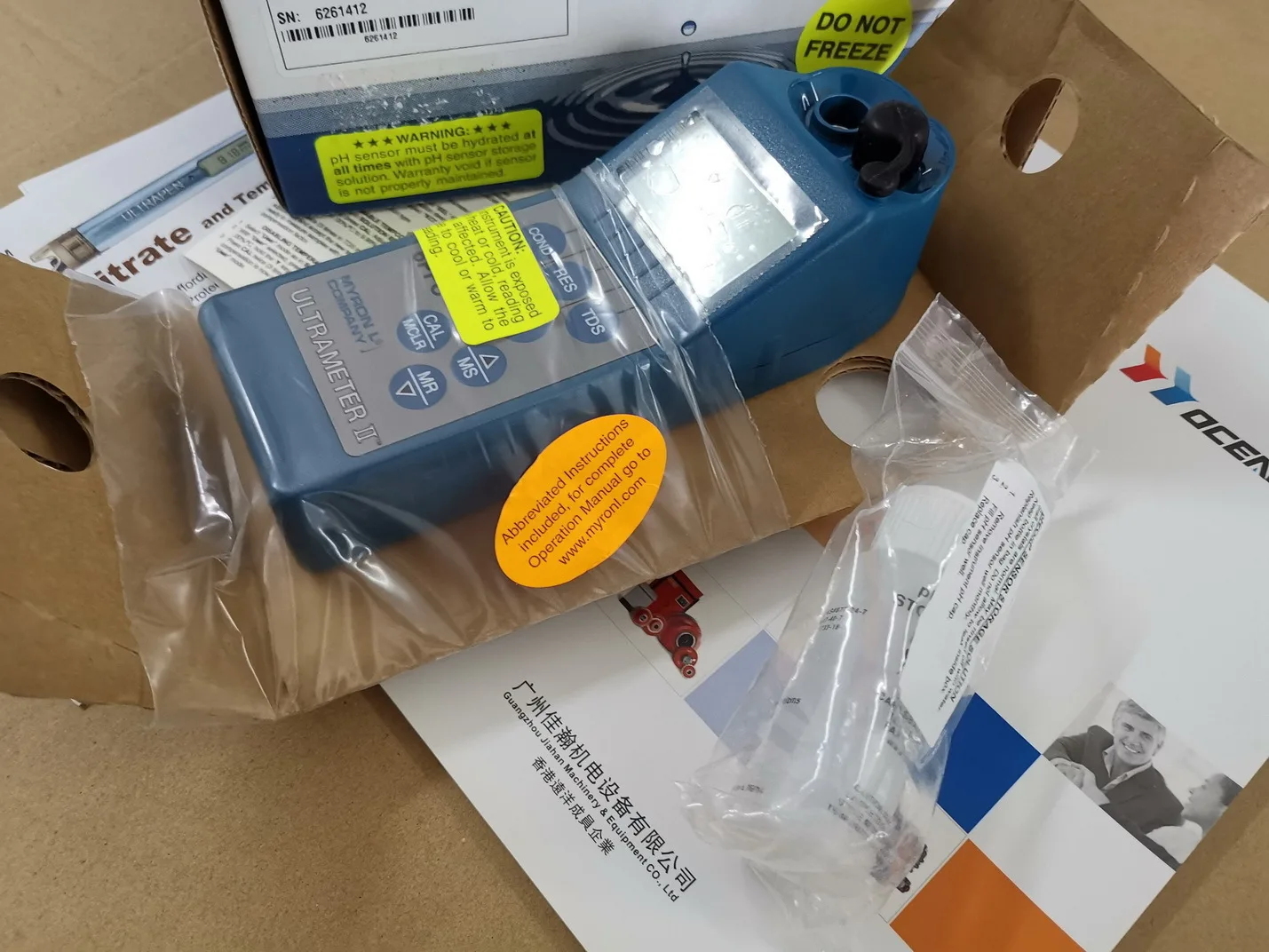 原装美国MyronL麦隆多参数水质分析仪电导PH计6PFCe便携式高精度 - 3