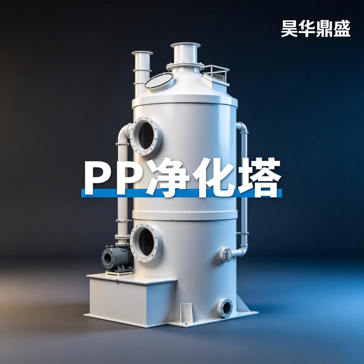 卧式PPH净化塔_PPH净化塔废气处理_PPH净化塔喷淋层 - 2
