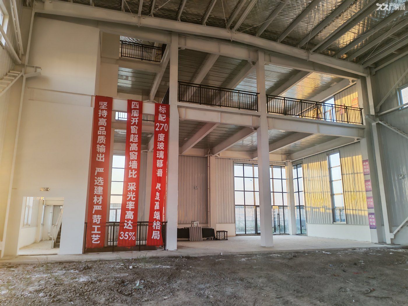 空港单层12米,年底交付!带小院,带10吨牛腿,首付2成起,可生产仓储 - 3