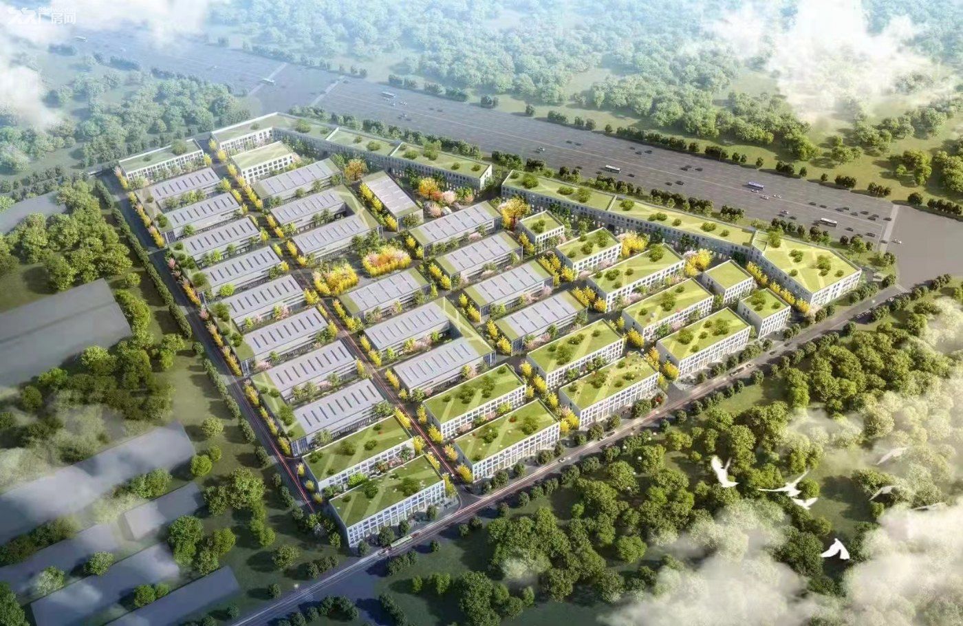 开发商直售 正规园区 3+1U型和3层厂房 - 2