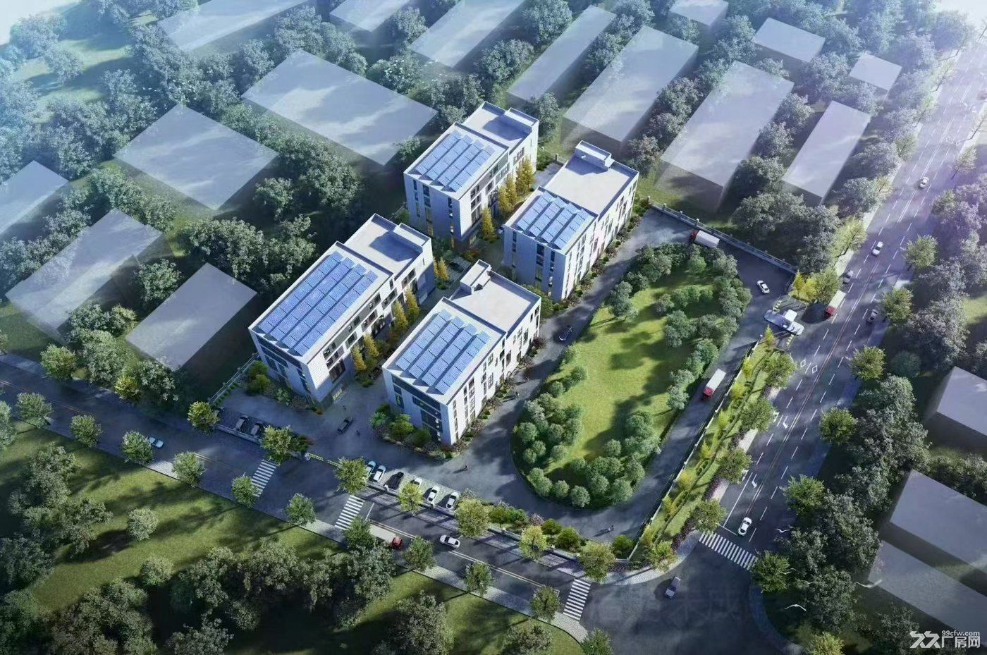 松江南站附近12亩土地厂房出售,可定制