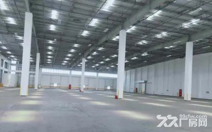 金山亭林高标仓库出租26000平防尘地坪双边卸货全单层 - 2