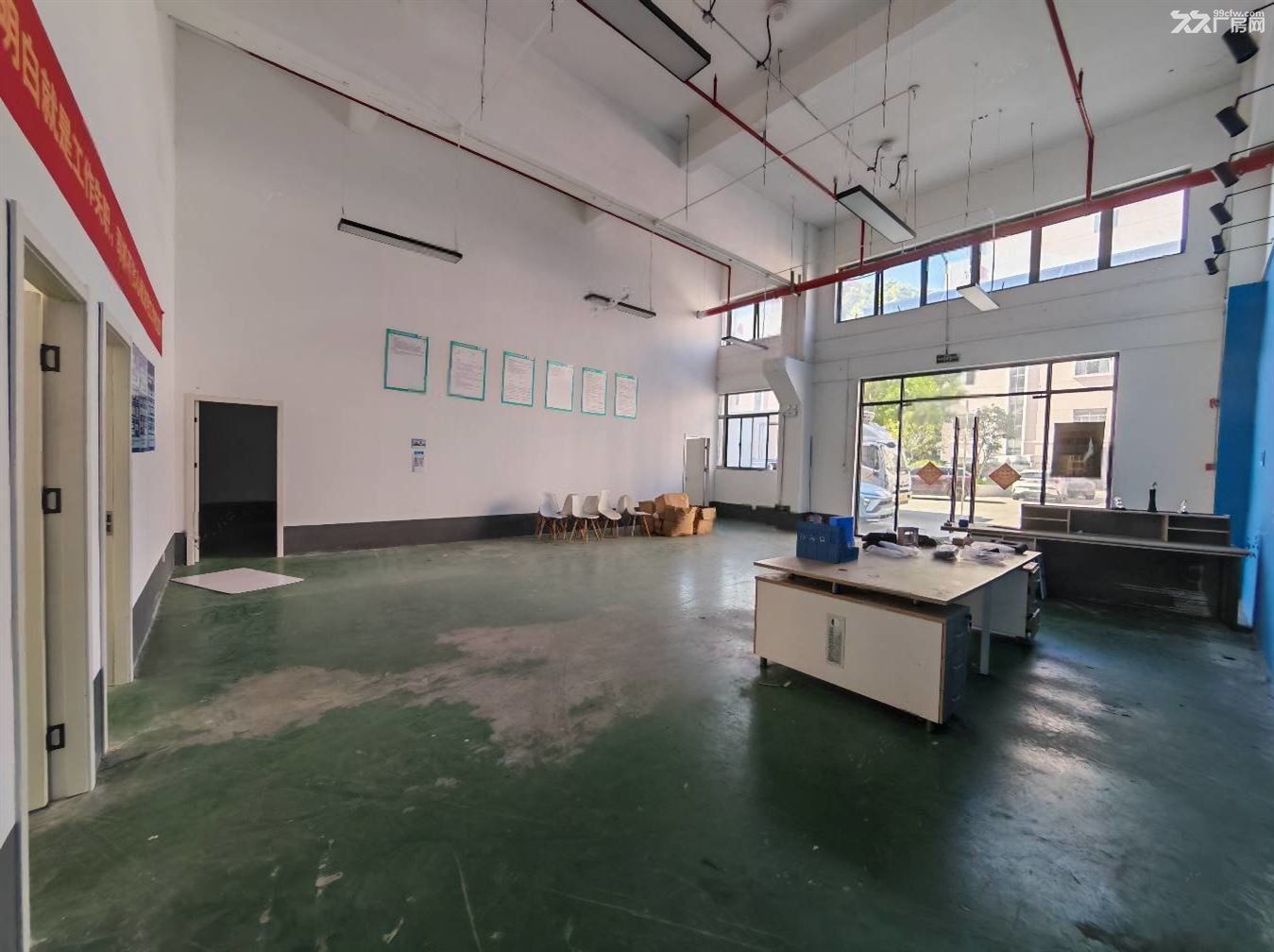 房东徐泾新空不一楼300平.层高7米,园区配套食堂宿舍可加工生产 - 2