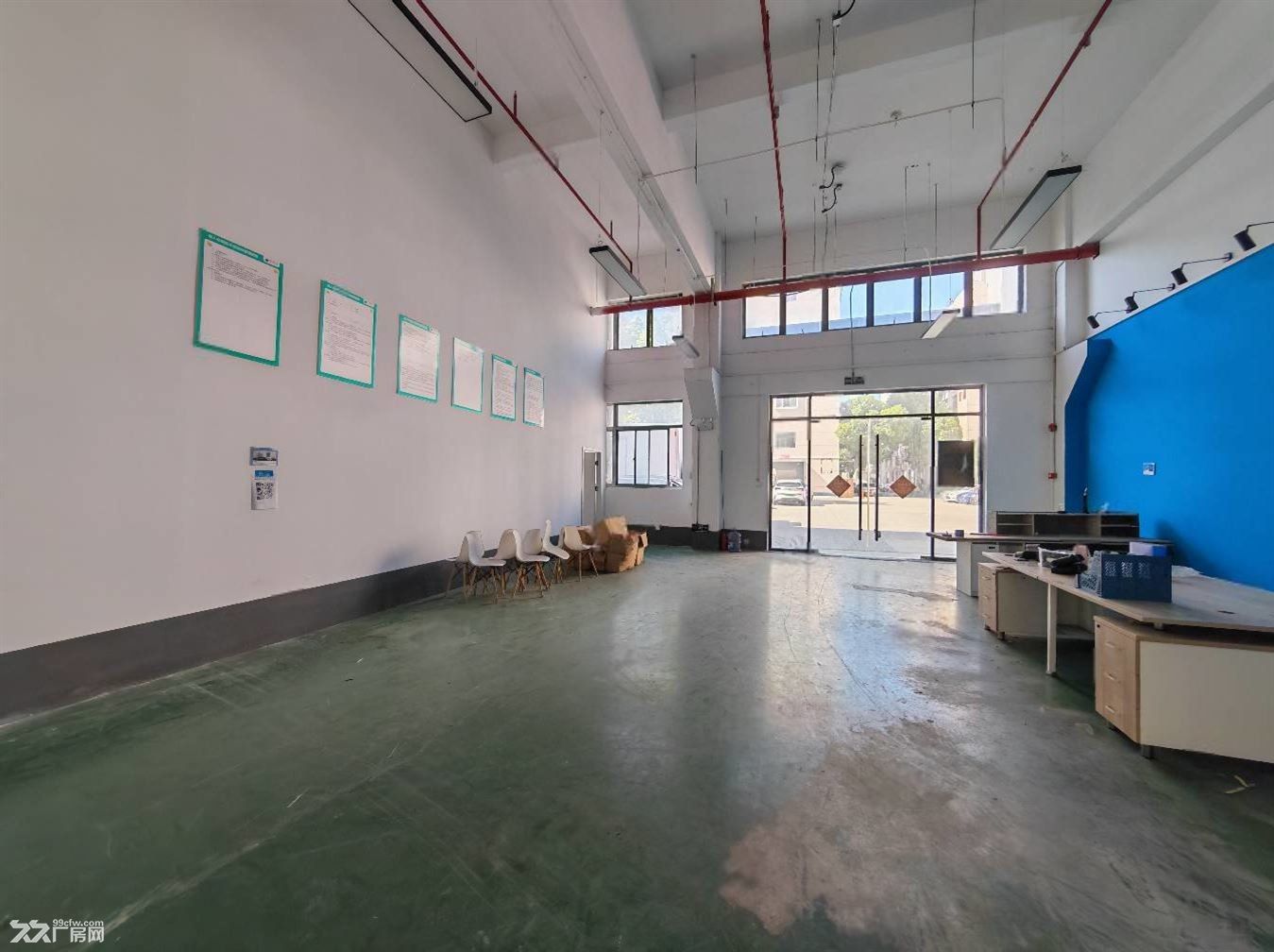房东徐泾新空不一楼300平.层高7米,园区配套食堂宿舍可加工生产 - 4