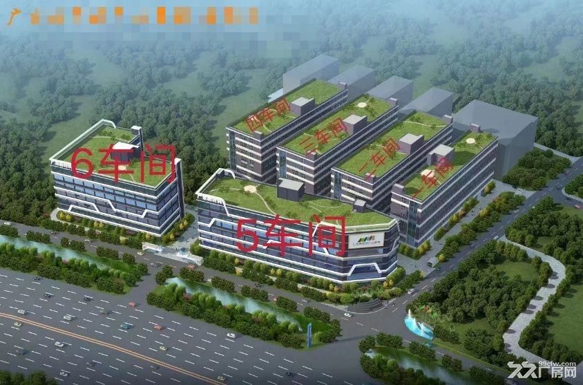 12元！花园式产业园区有红本易招工生活配套齐全 - 2