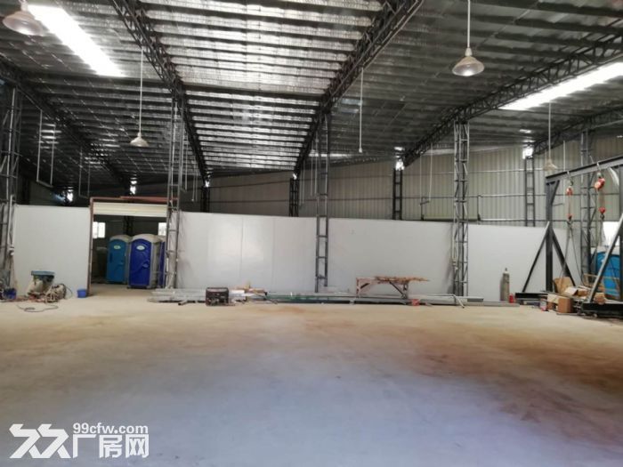 凤岗沙岭车站附近单一层钢构厂房出租3000平 铝合金 仓库 - 2