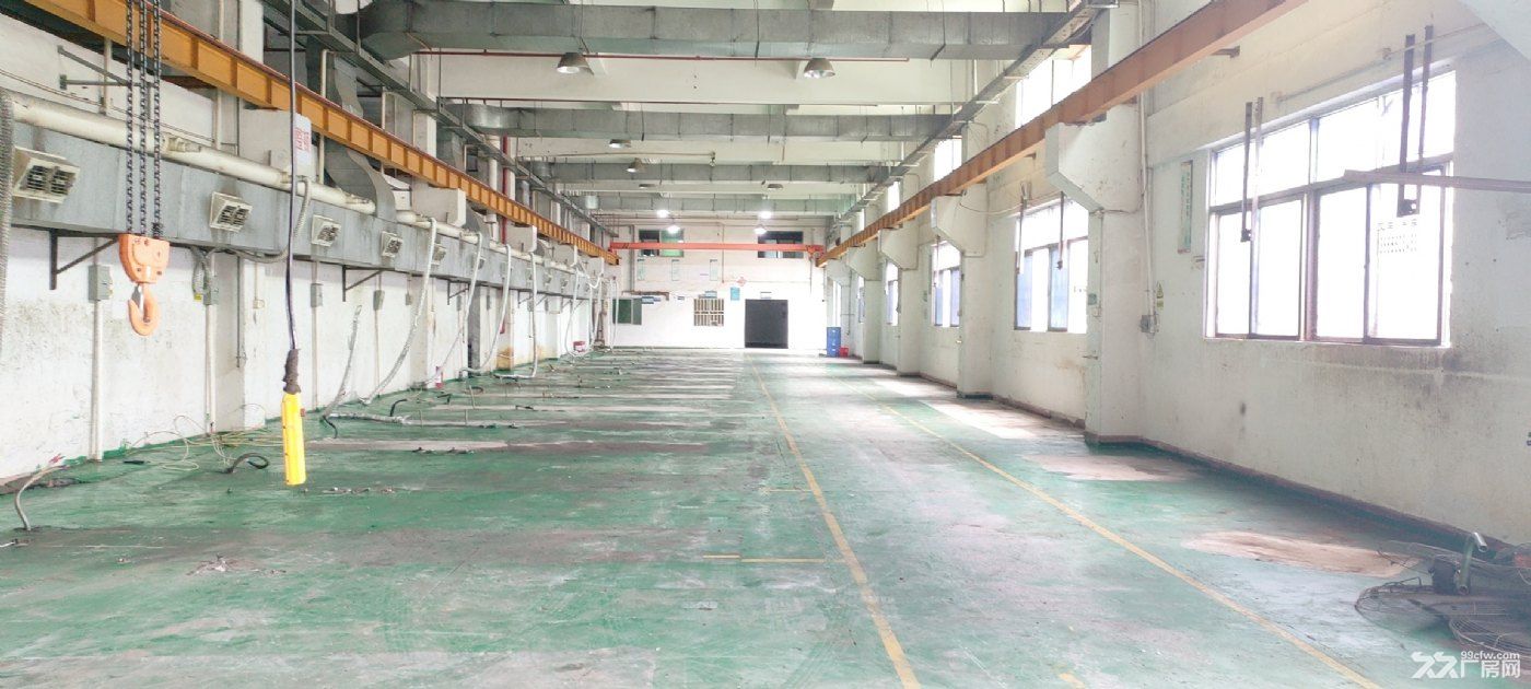 有行车,清溪三中厂房出租 适合注塑,丝印 五金加工模具CNC - 2