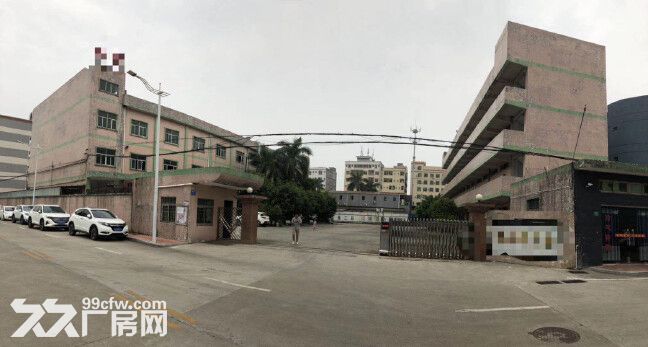 常平镇环城路工业区三层独院厂房，现成喷漆环评设备，空地3000平 - 3