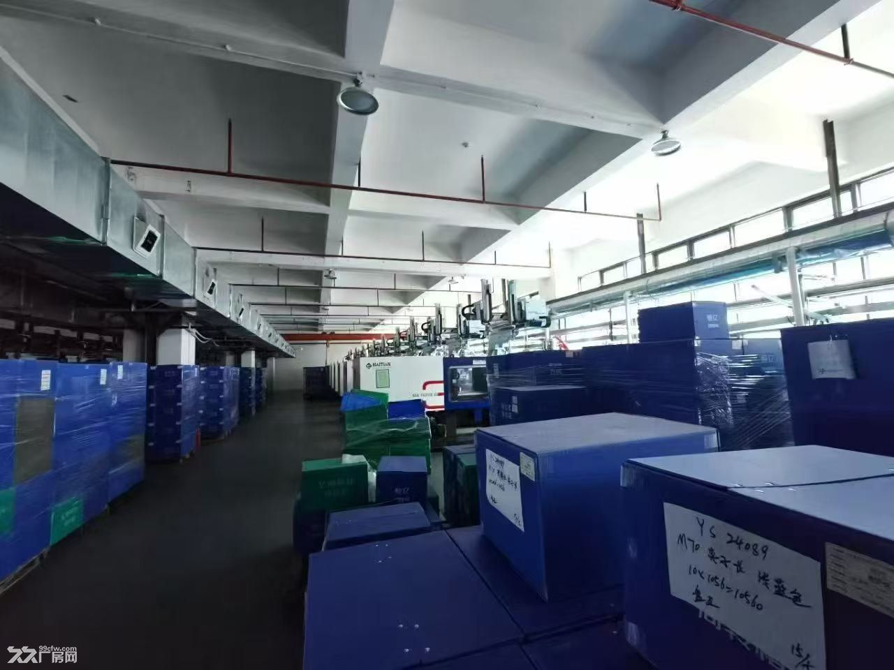 凤岗黄洞一二楼厂房出租单层2500平7米高现成注塑组装厂 - 3