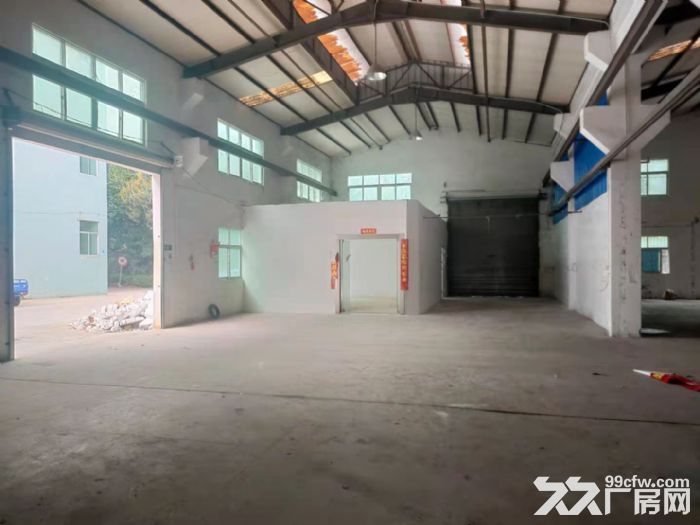 凤岗五联7米高单一层 砖墙到顶钢构厂房750平 带牛角办公室 - 2