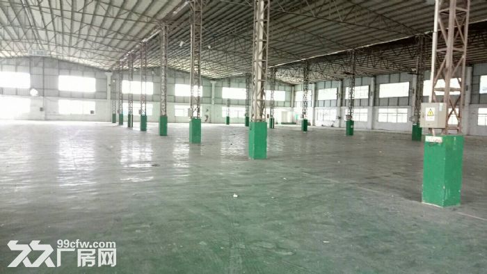 东莞清溪空出独院全新钢构5400平 刷绿色地坪漆 - 2