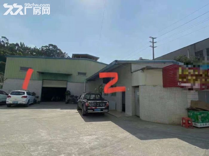 凤岗凤德岭一楼单一层钢构厂房出租750平 带行车精装修办公室 - 2
