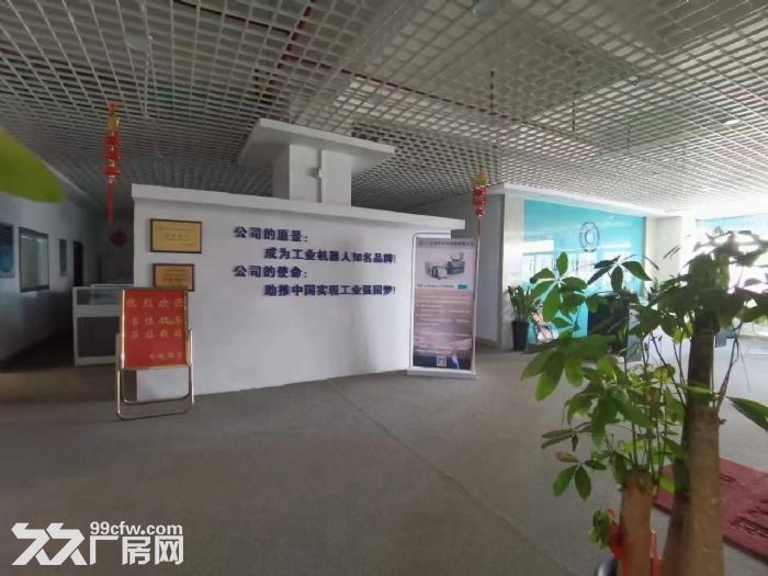 带牛角行车6.5米高重工业一楼园区厂房出租1280平 水电齐 - 3