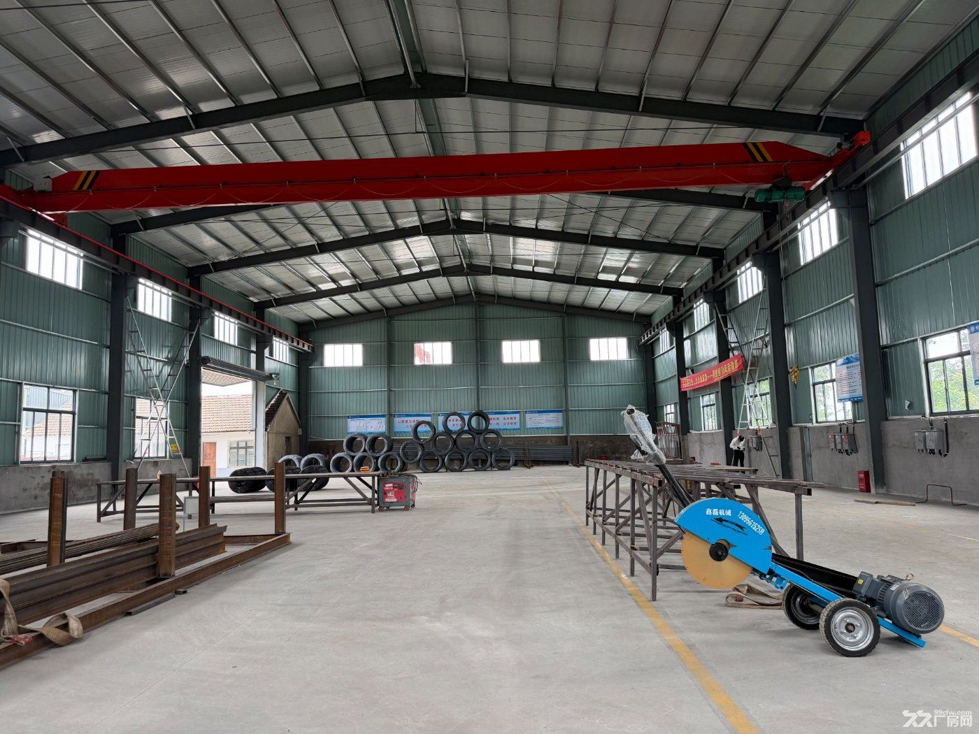 天凝单层1050方厂房，10米层高带航车，适配五金模具加工 - 4