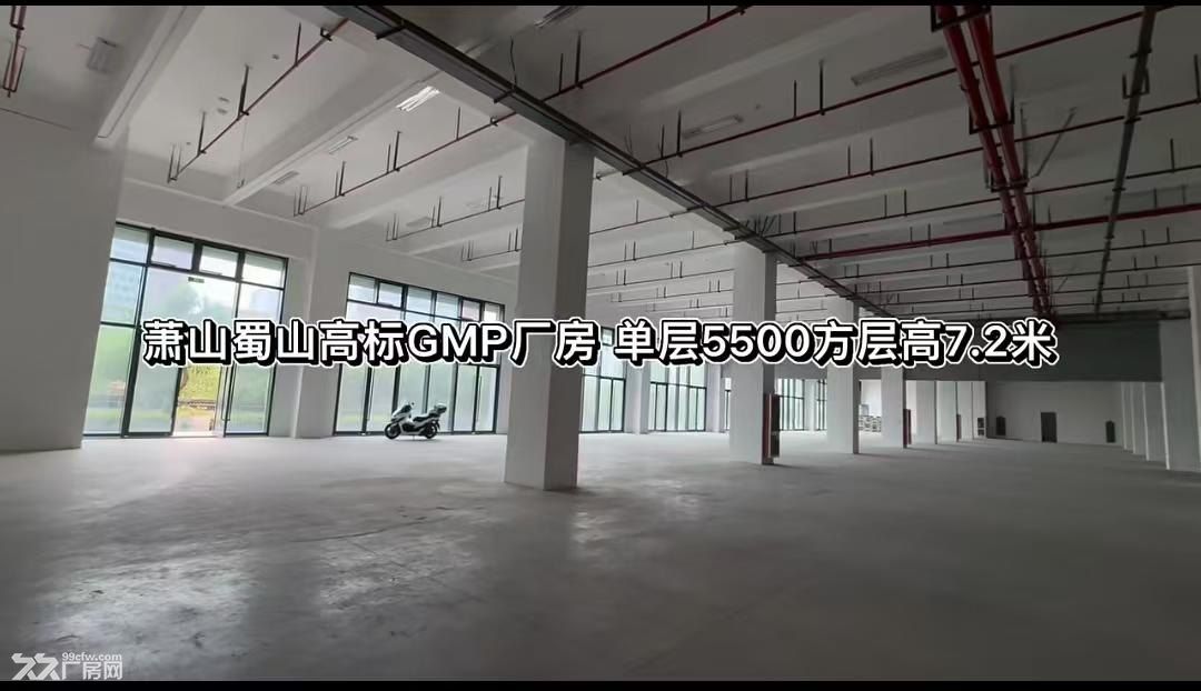 出租萧山蜀山高标GMP厂房32000方可分租可整租