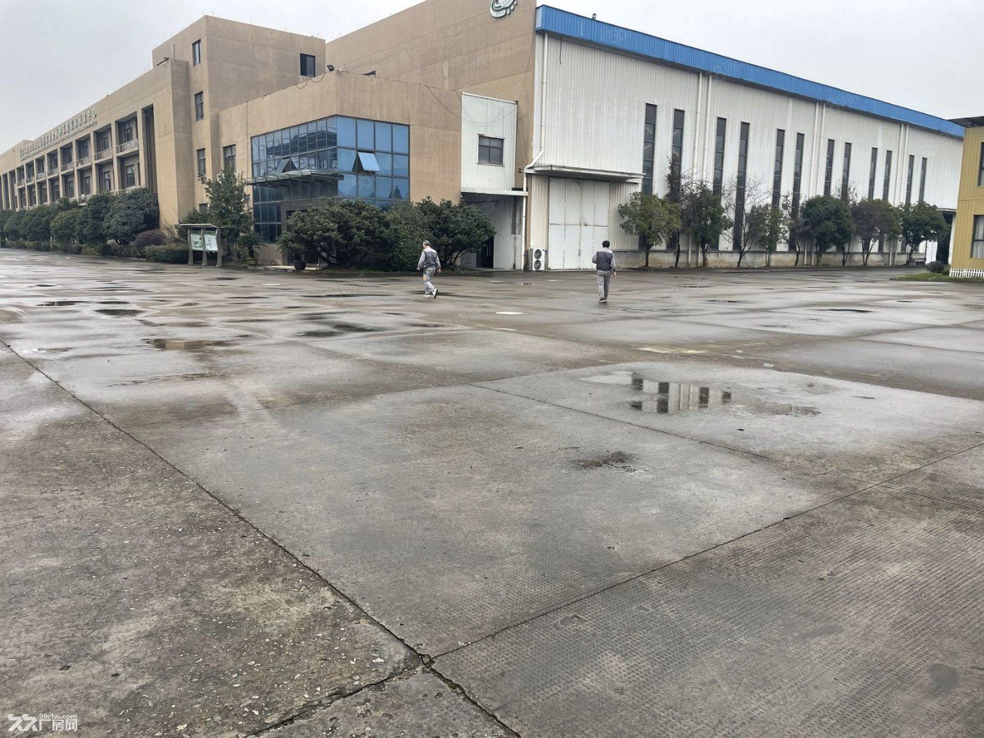 萧山临浦进化厂房3万方招租钢结构厂房带行车18米层高配套办公宿舍可油漆环评 - 2