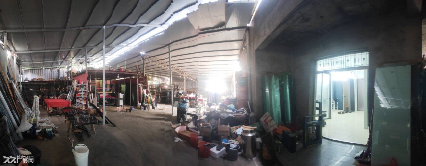 奉化700平铁皮厂房一楼带空地，大车自由进出，楼上可住 - 4
