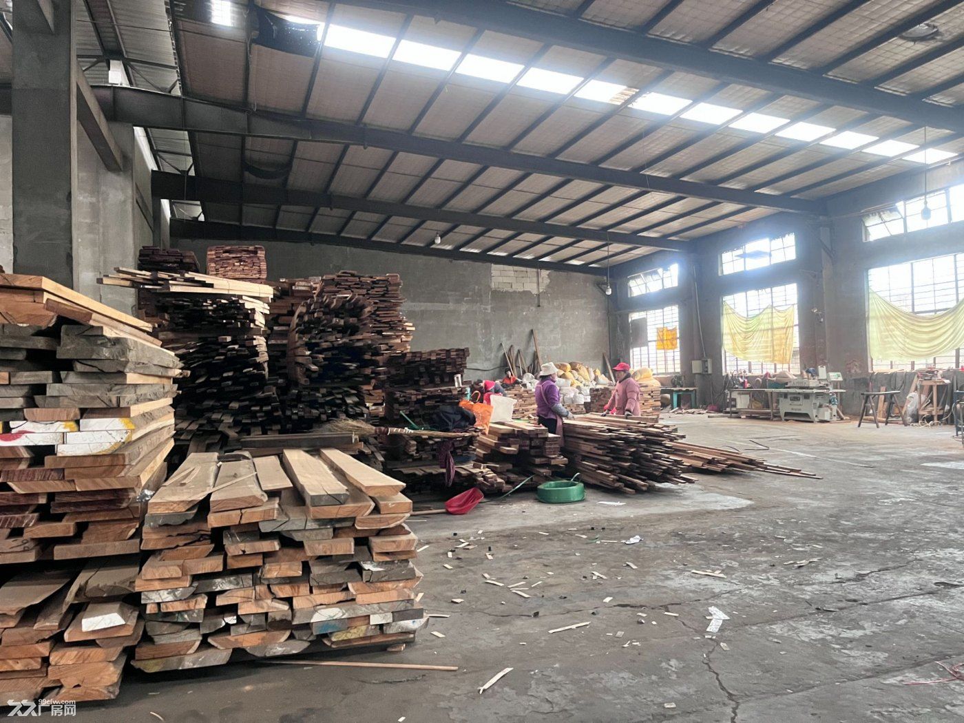12块！嘉善单层无立柱1500平木业家具厂，好位置 320国道边 - 3