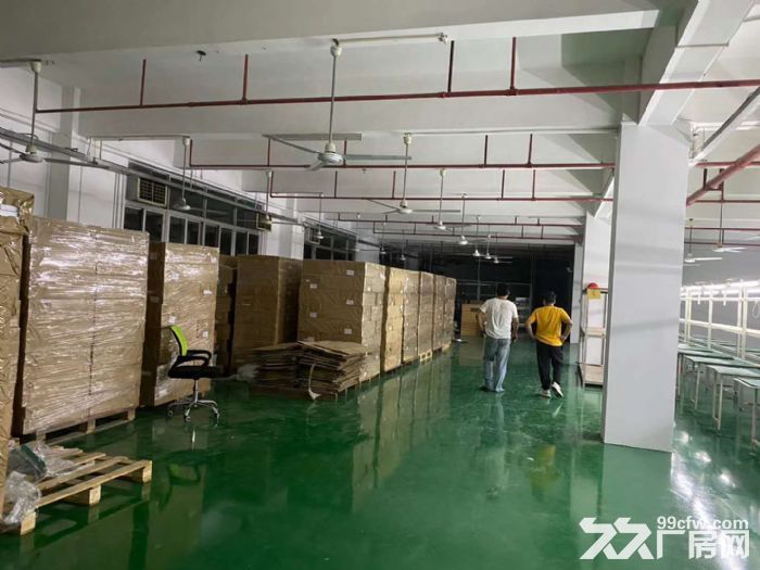 塘厦沙湖近观兰 水电齐全 精装修办公室二楼厂房出租1500平