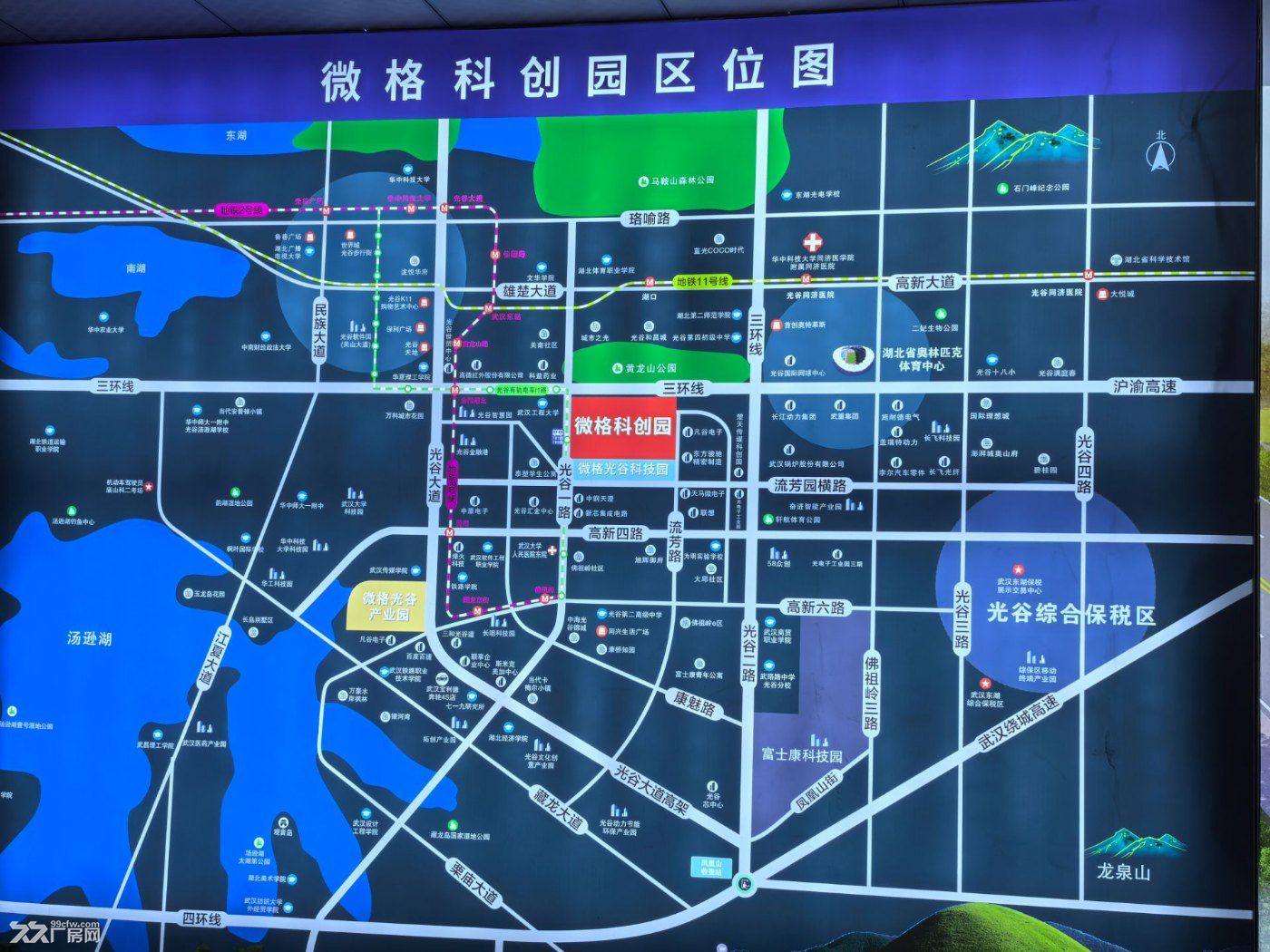 光谷钢构框架厂房研发办公出租 - 5