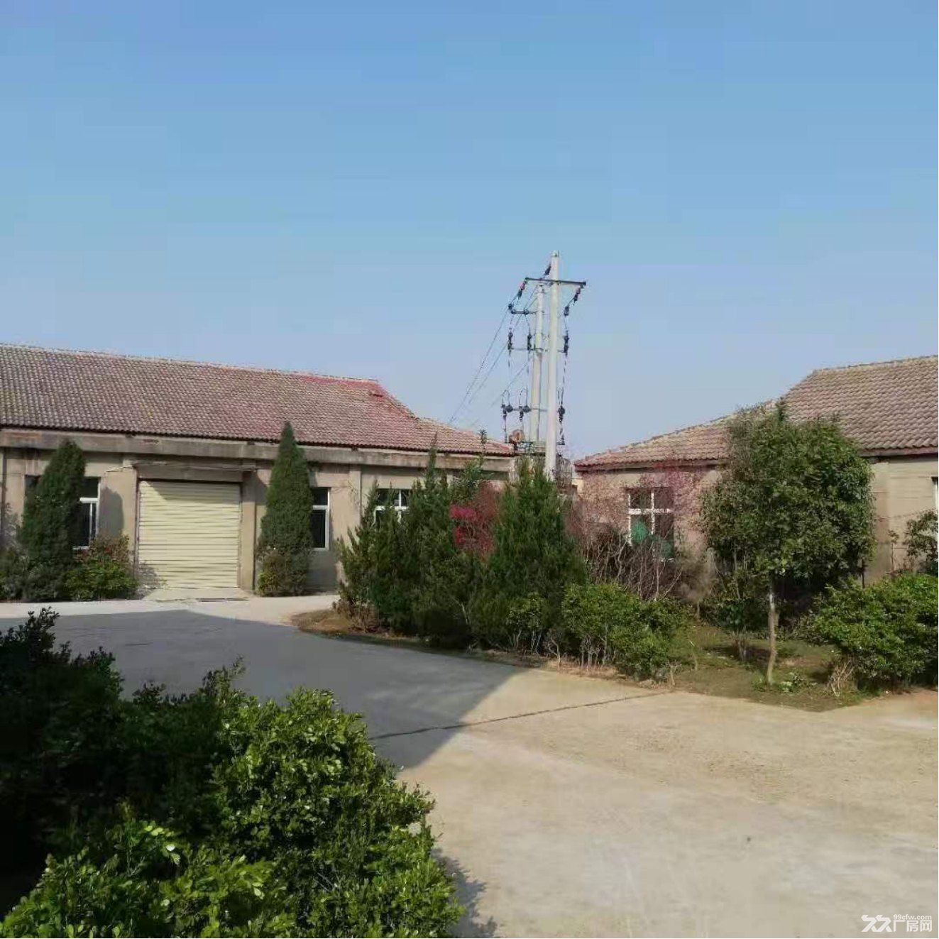 南昌县幽兰镇（福银高速收费站旁1公里）厂房出租(独院，可进半挂车)
