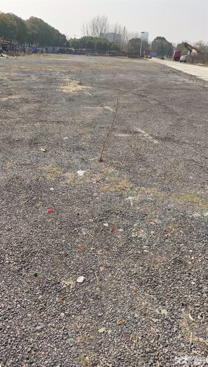 房东出租 黄渡曹安公路水泥场地8亩石子场地5亩可分租，停车堆放，理石板。 - 2