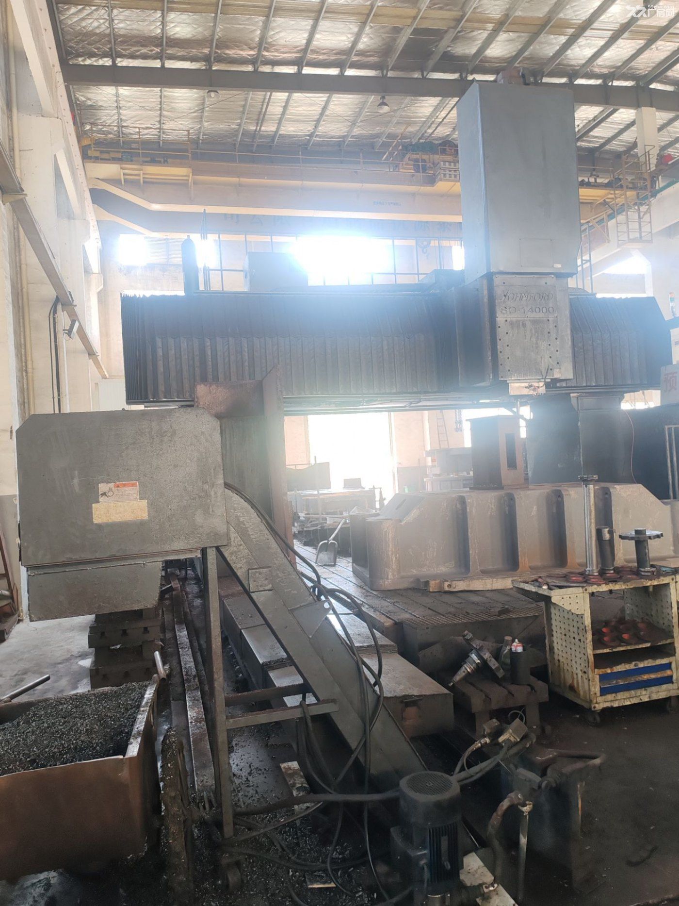 西漳工业园厂房同金加工设备一起出租重型车间1跨,宽度21米 长48米,总面积10 - 3