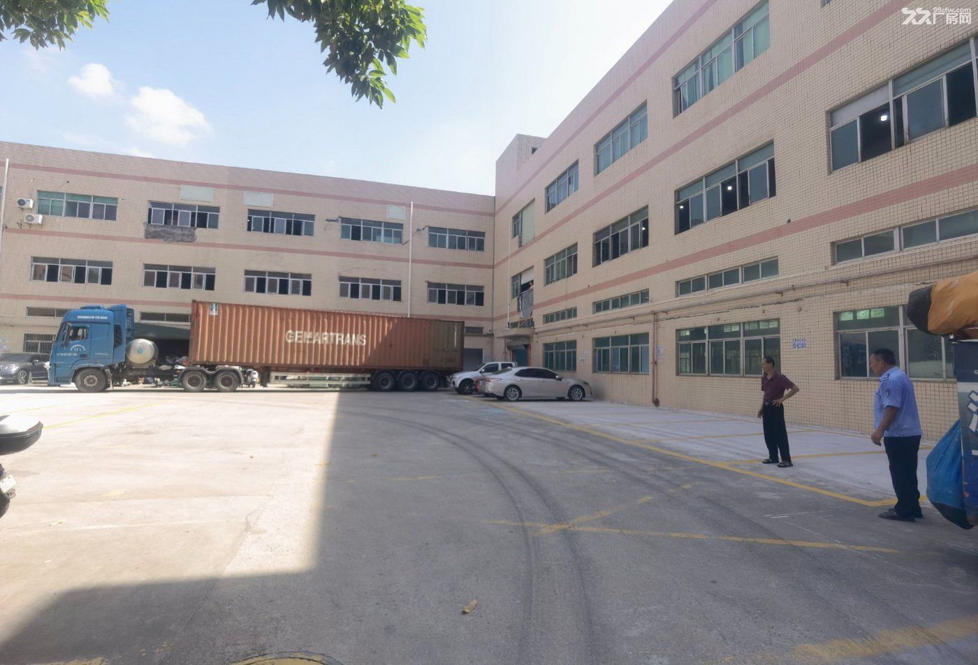 天堂围西旺工业区标准一楼全新地坪漆厂房出租600平空地大 - 4