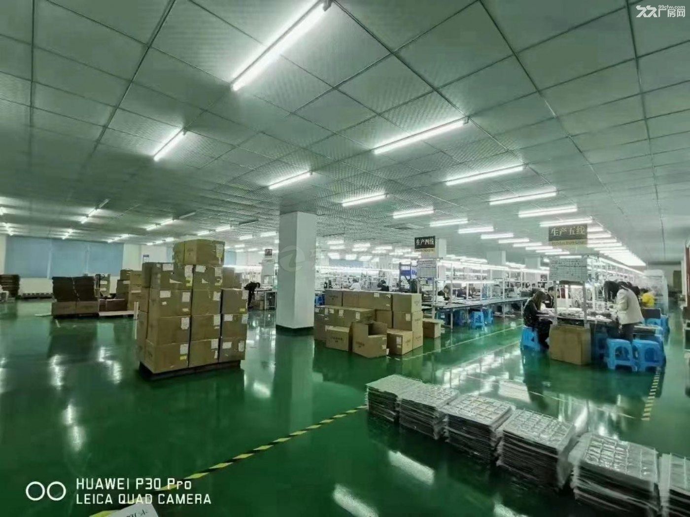 深圳福永厂出租工业园区精装修3000平米工业厂房大小分租 - 3