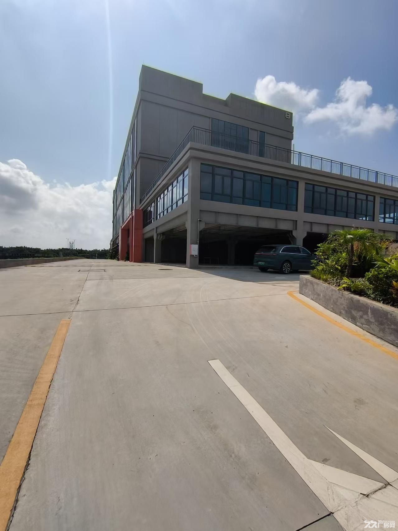 惠城大路边原房东13000平形象超好全新独栋厂房出租，大小可分