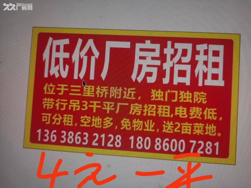 独门独院厂房带2亩菜地低价出租 - 3