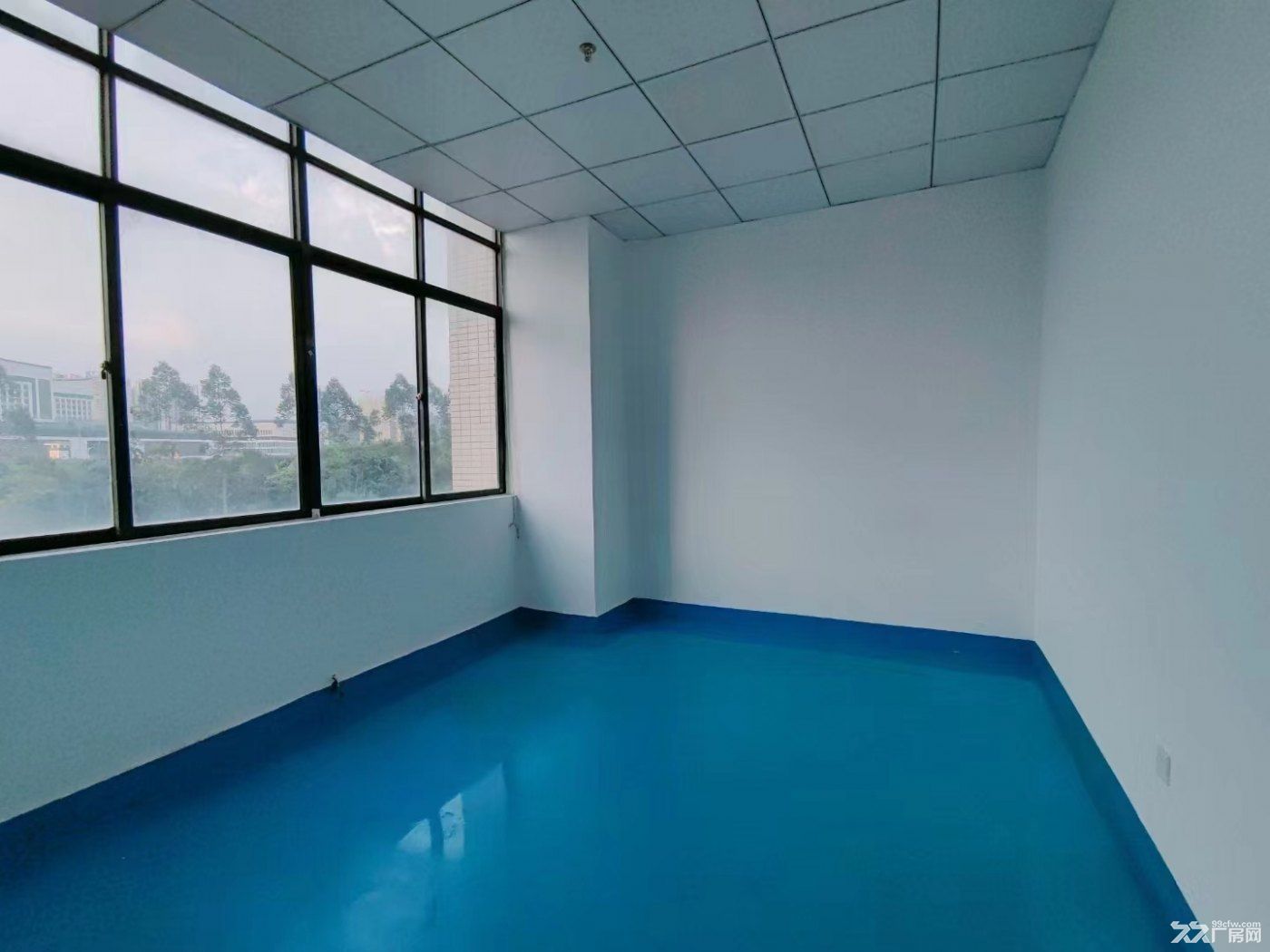 光明玉塘街道大型园区3楼780平米,现成前台和办公室装修,洁净车间 - 5