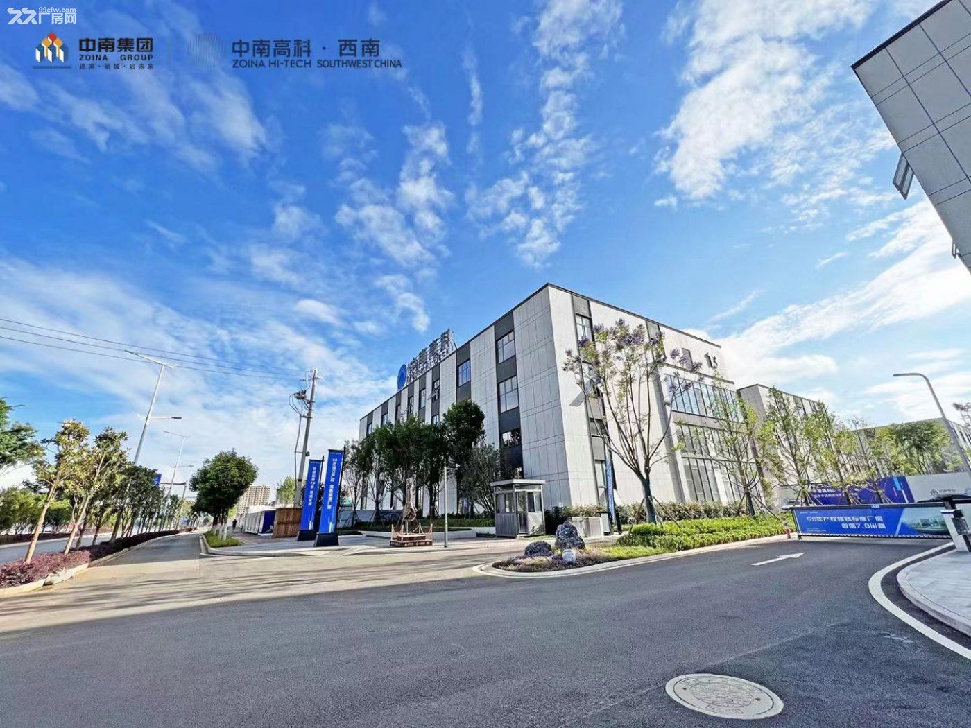 昆明独栋花园式厂房靠园区主大门 17.5米大车畅通无阻 急卖 - 5