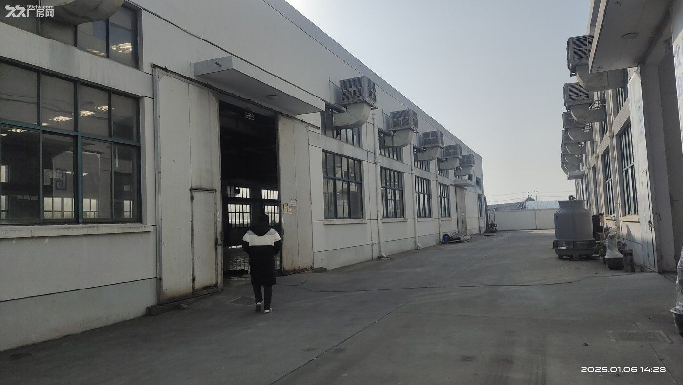 川沙新镇原房东直租独栋1200平层高8米带5吨行车104产证齐全 - 2