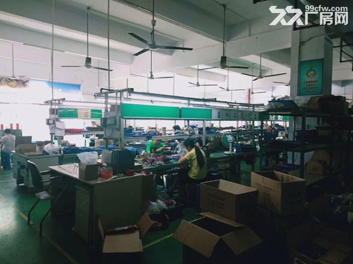 宝安石岩大型工业园厂房整层2000平出租，带装修，靠近汽车站 - 7