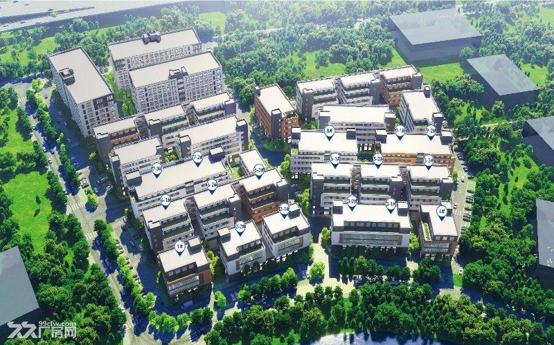 汉阳黄金口定制厂房,稀缺独栋、双拼,分层、分户办证灵活,送大面积露台!