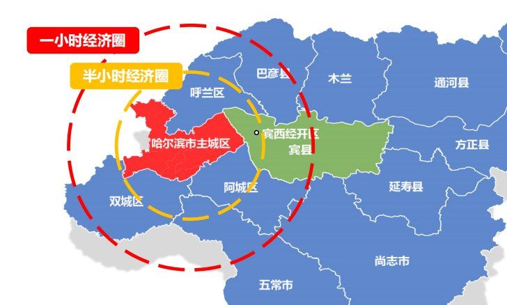 出租宾县宾西开发区中韩产业园，优质项目可享房租补贴