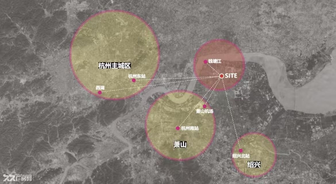 钱塘区产业园，3层独栋可办证，环评，立项，地铁边
