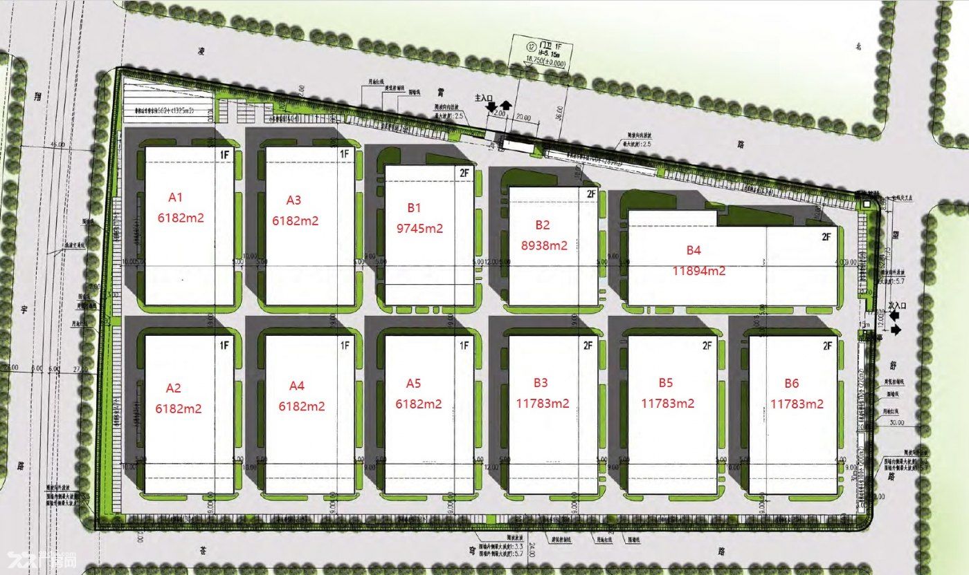 v禄口出租六栋单层厂房总面积32100平 - 4