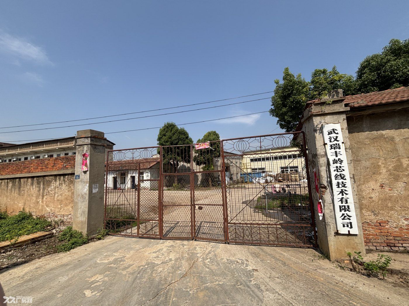 出租黄陂天河,13亩独院/私变/行车钢构/砖混/独办公厂房