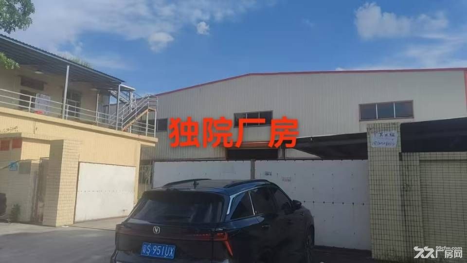 惠州博罗石湾原房东独院钢构厂房出租现成办公室可装航车