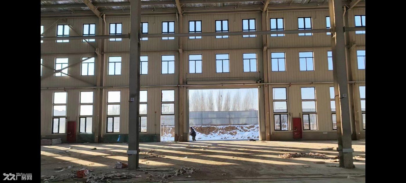 起步区，机场北，高速旁，紧邻220国道，稀缺钢结构厂房