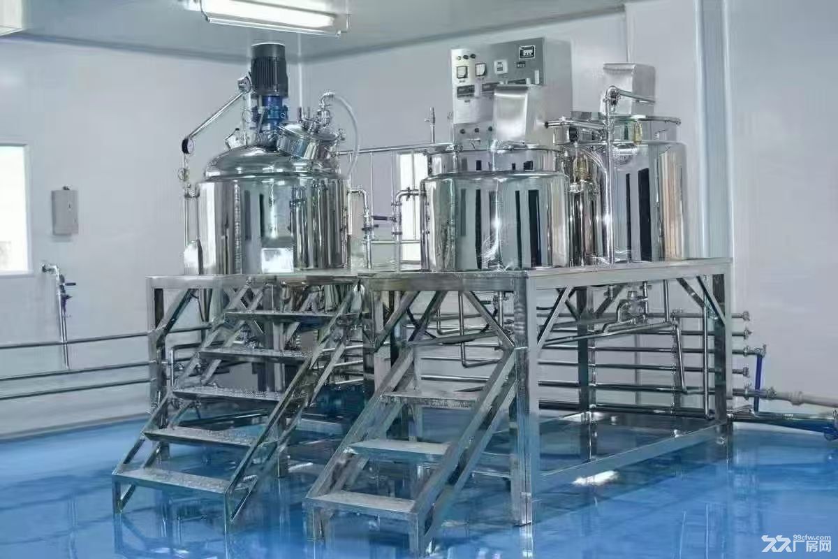 化妆品工厂整体出租或出售,证件齐全,拎包入住即可生产