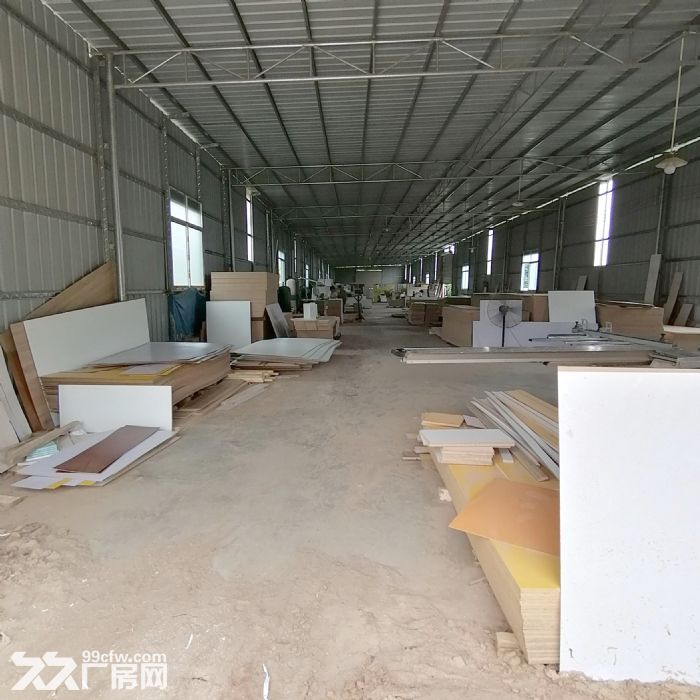 黄埔家具工业园独院单一层钢构厂房，1100平，滴水7米，货车可进 - 4